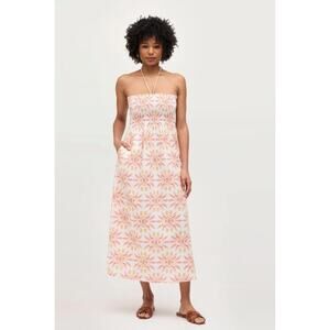 Hill House Home Lucy Nap Dress | Orange Shell Mosaic Cotton